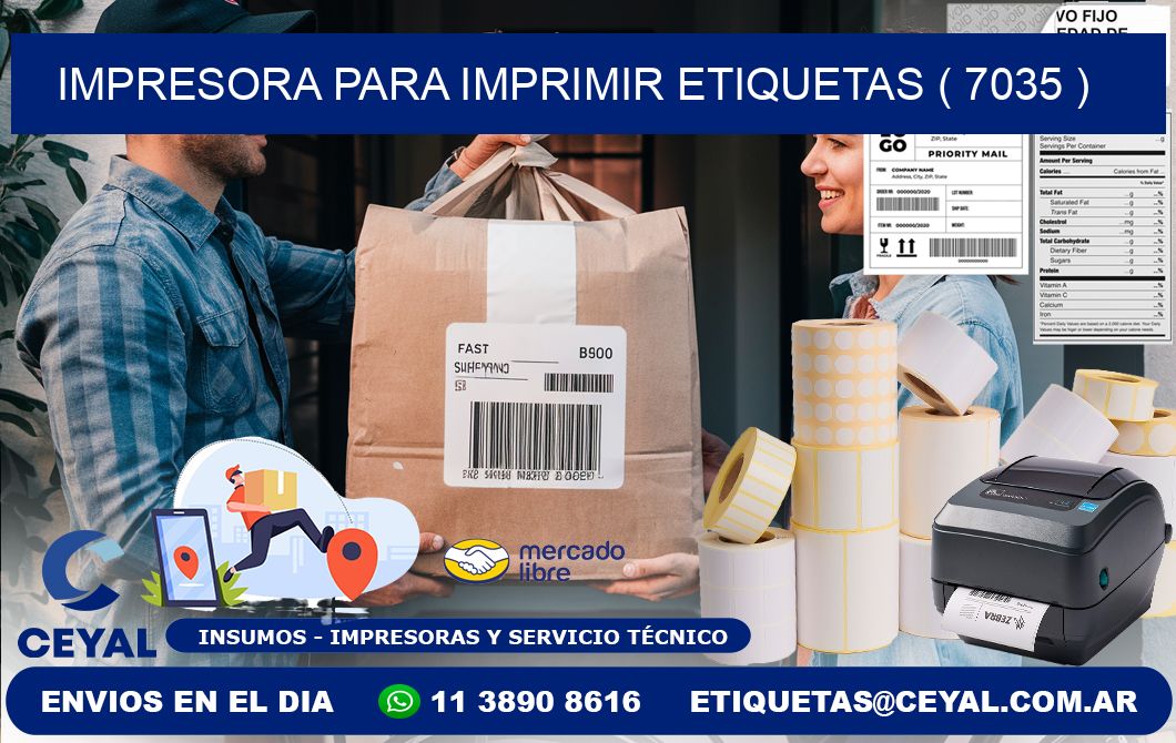 IMPRESORA PARA IMPRIMIR ETIQUETAS ( 7035 )