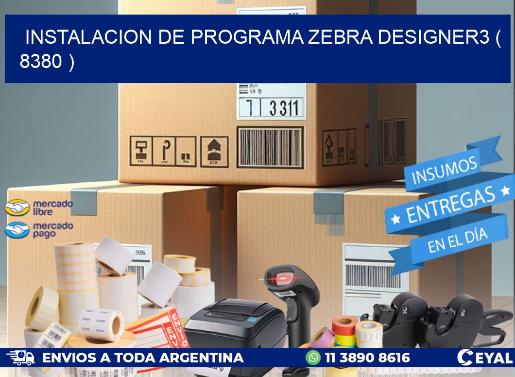 INSTALACION DE PROGRAMA ZEBRA DESIGNER3 ( 8380 )