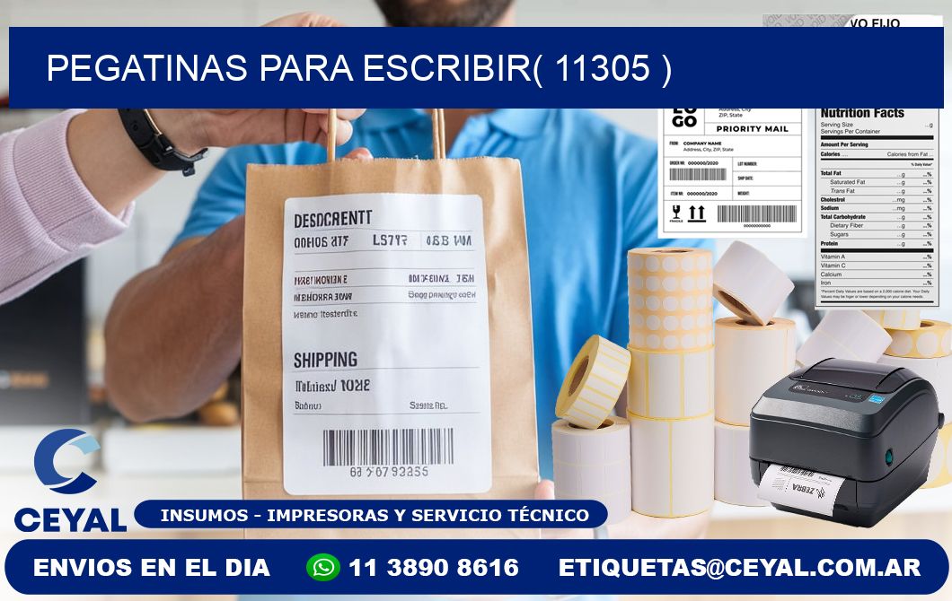 PEGATINAS PARA ESCRIBIR( 11305 )