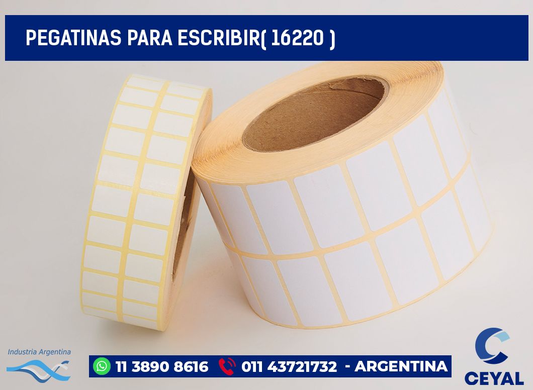 PEGATINAS PARA ESCRIBIR( 16220 )