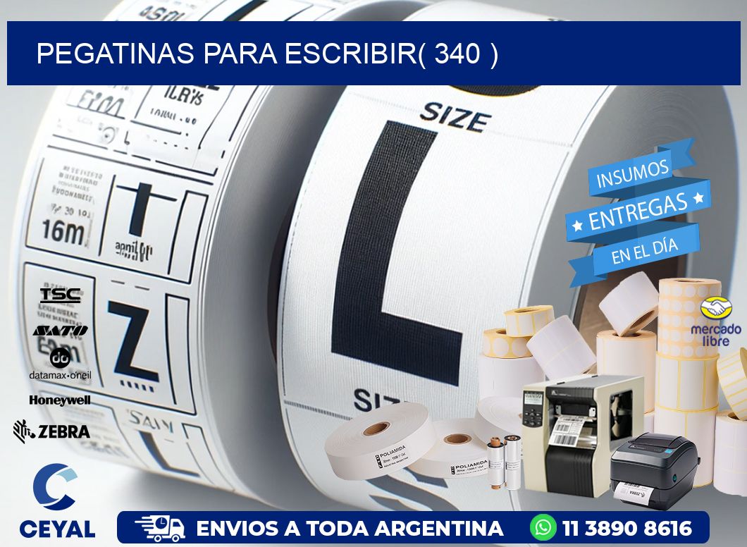 PEGATINAS PARA ESCRIBIR( 340 )