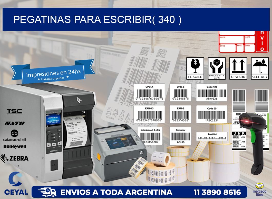 PEGATINAS PARA ESCRIBIR( 340 )