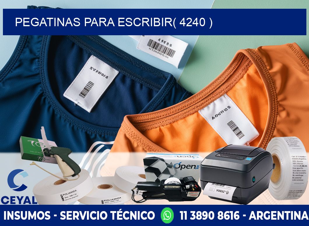 PEGATINAS PARA ESCRIBIR( 4240 )