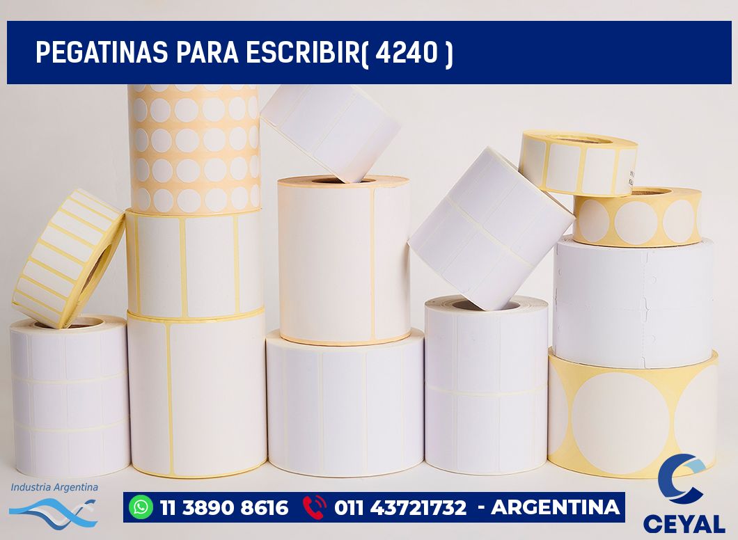 PEGATINAS PARA ESCRIBIR( 4240 )