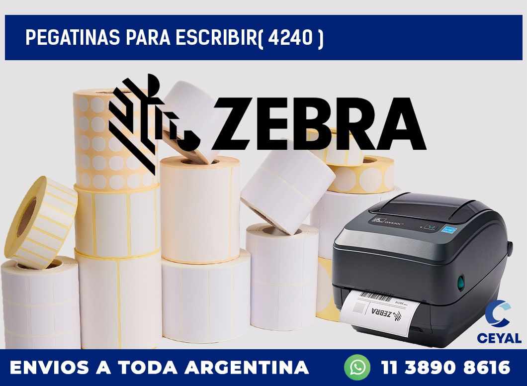 PEGATINAS PARA ESCRIBIR( 4240 )