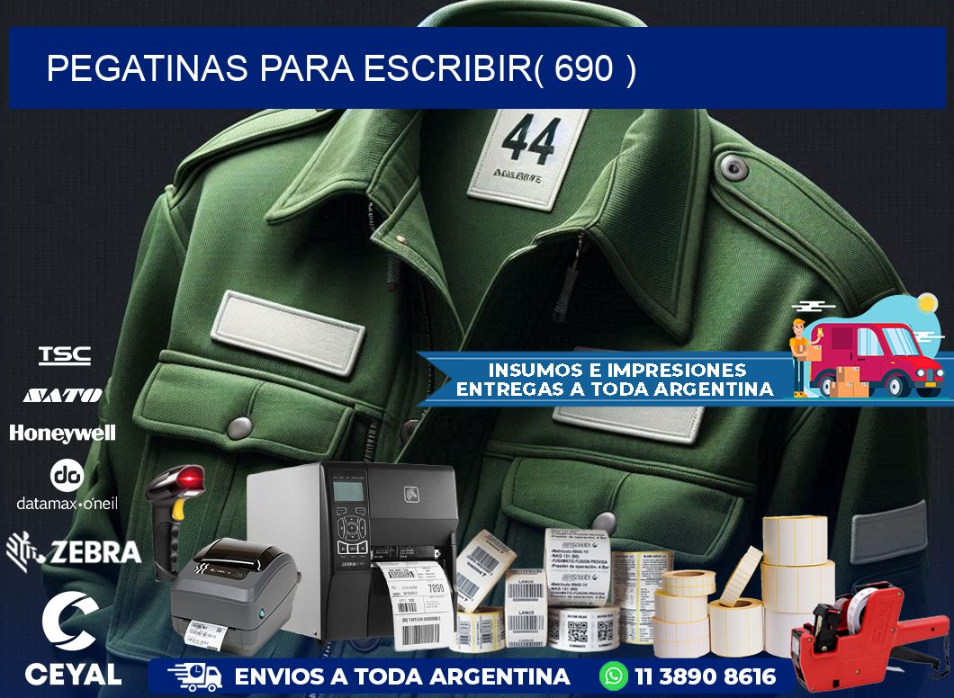 PEGATINAS PARA ESCRIBIR( 690 )