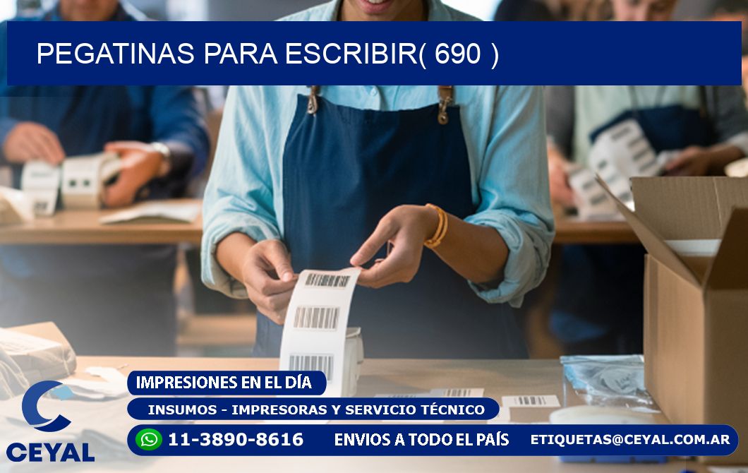 PEGATINAS PARA ESCRIBIR( 690 )