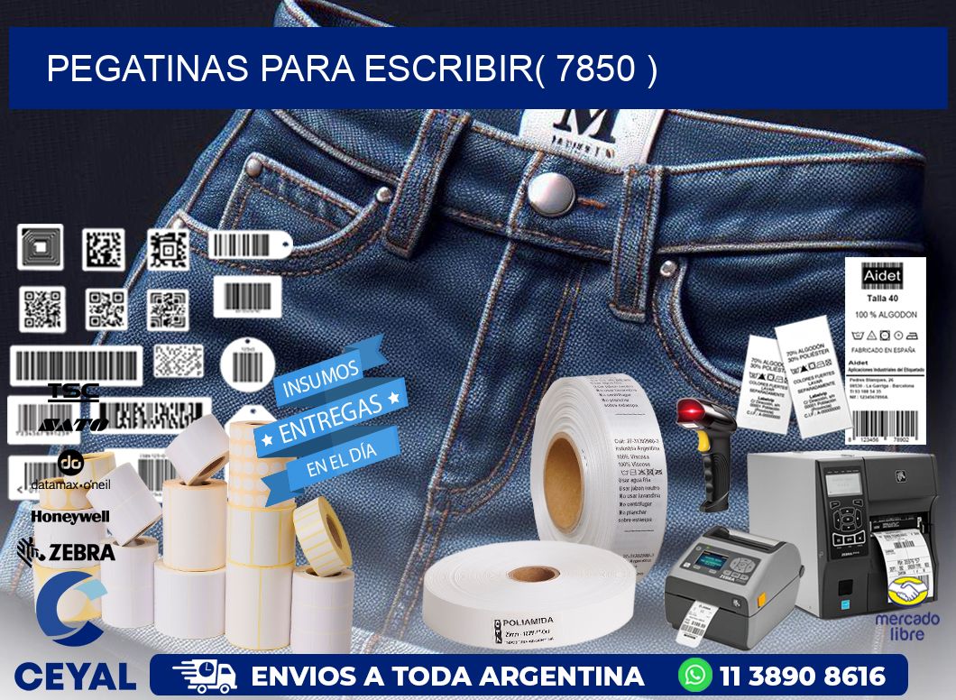 PEGATINAS PARA ESCRIBIR( 7850 )