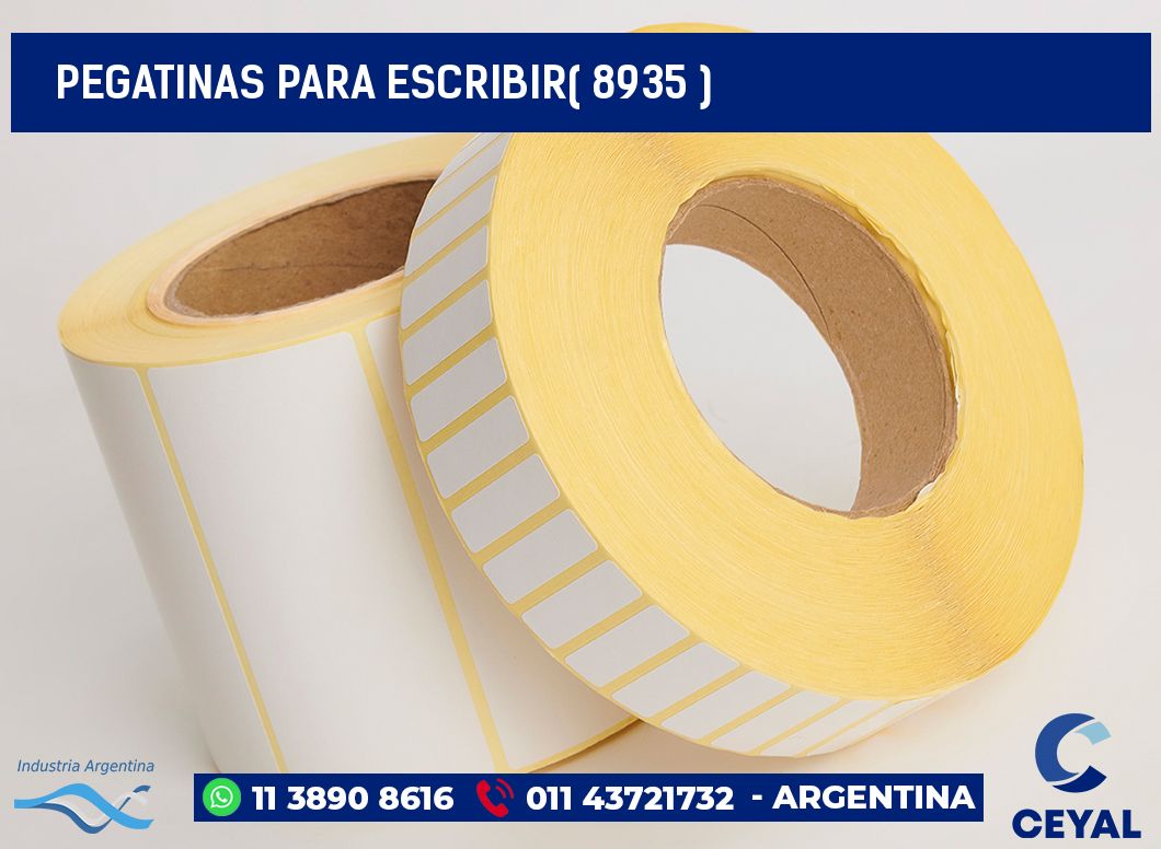 PEGATINAS PARA ESCRIBIR( 8935 )