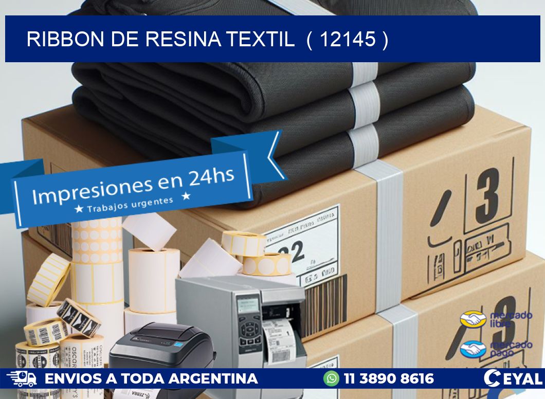 RIBBON DE RESINA TEXTIL ( 12145 )