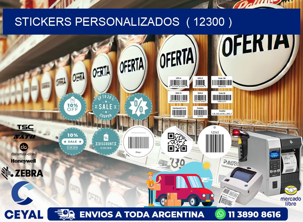 STICKERS PERSONALIZADOS  ( 12300 )