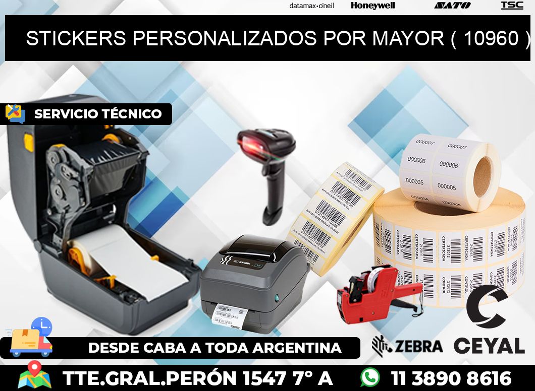 STICKERS PERSONALIZADOS POR MAYOR ( 10960 )