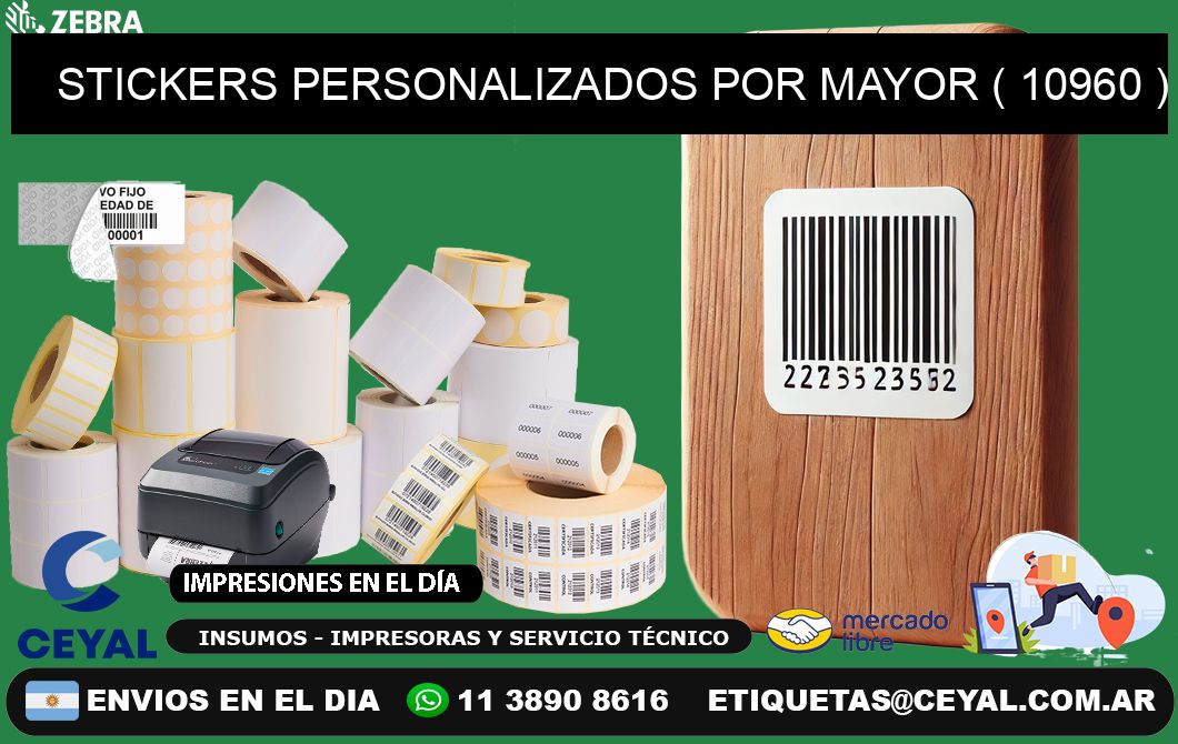 STICKERS PERSONALIZADOS POR MAYOR ( 10960 )