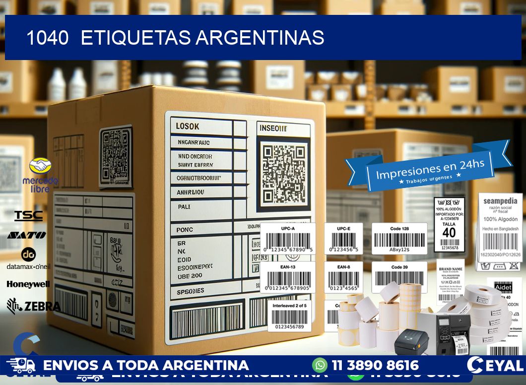 1040  ETIQUETAS ARGENTINAS