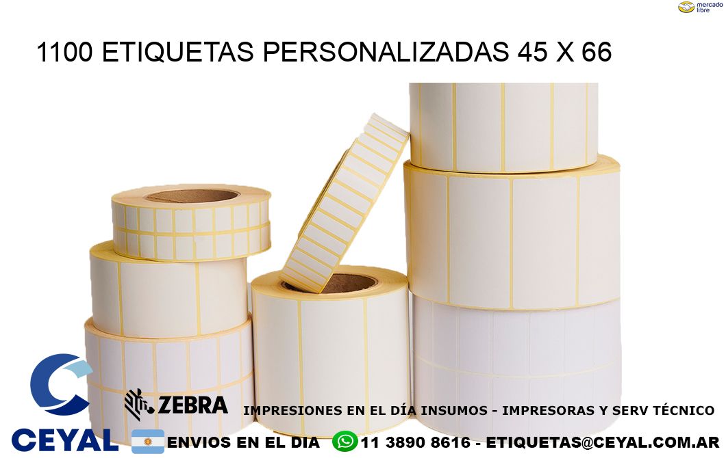 1100 ETIQUETAS PERSONALIZADAS 45 x 66