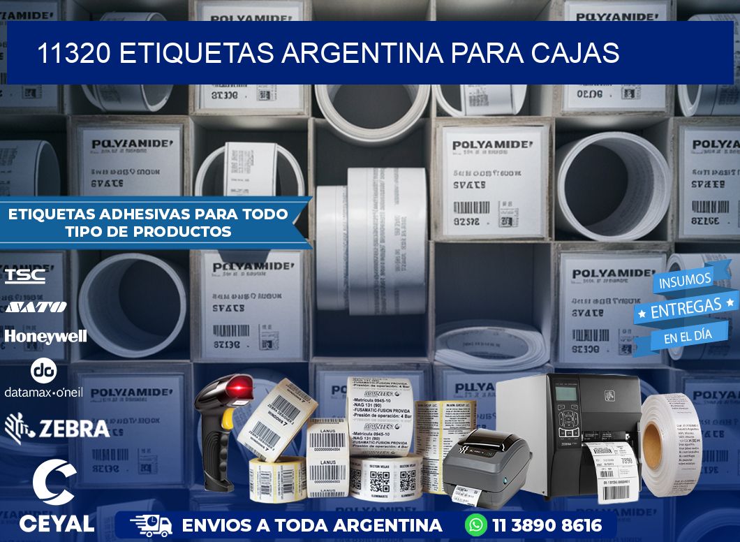 11320 ETIQUETAS ARGENTINA PARA CAJAS