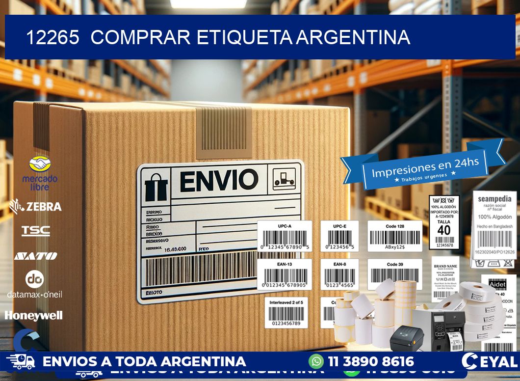 12265 COMPRAR ETIQUETA ARGENTINA