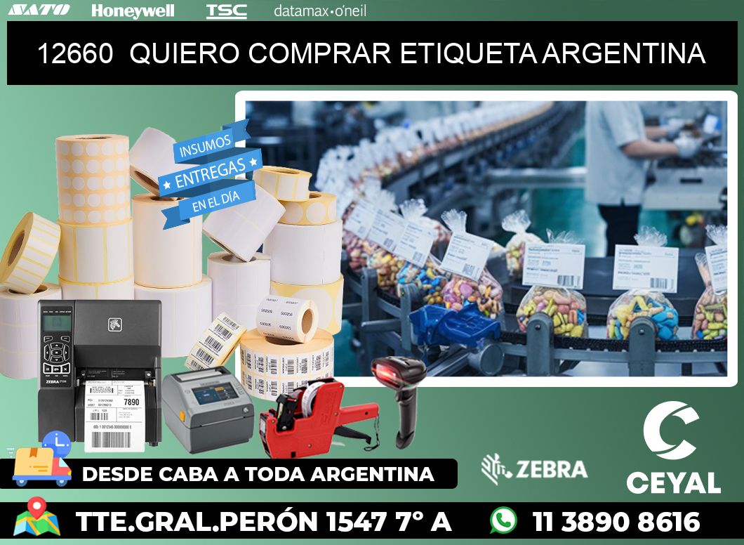 12660  QUIERO COMPRAR ETIQUETA ARGENTINA