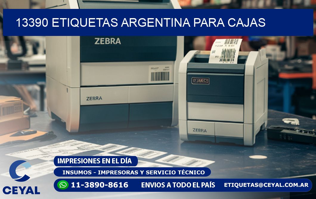 13390 ETIQUETAS ARGENTINA PARA CAJAS