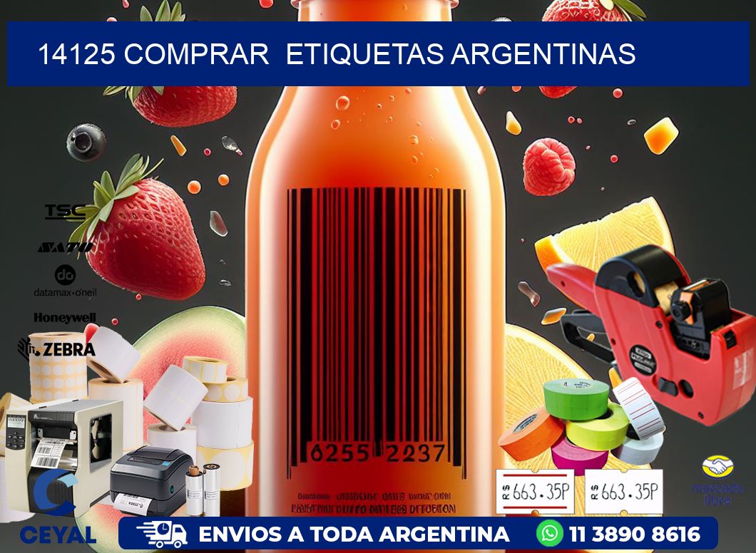 14125 COMPRAR  ETIQUETAS ARGENTINAS