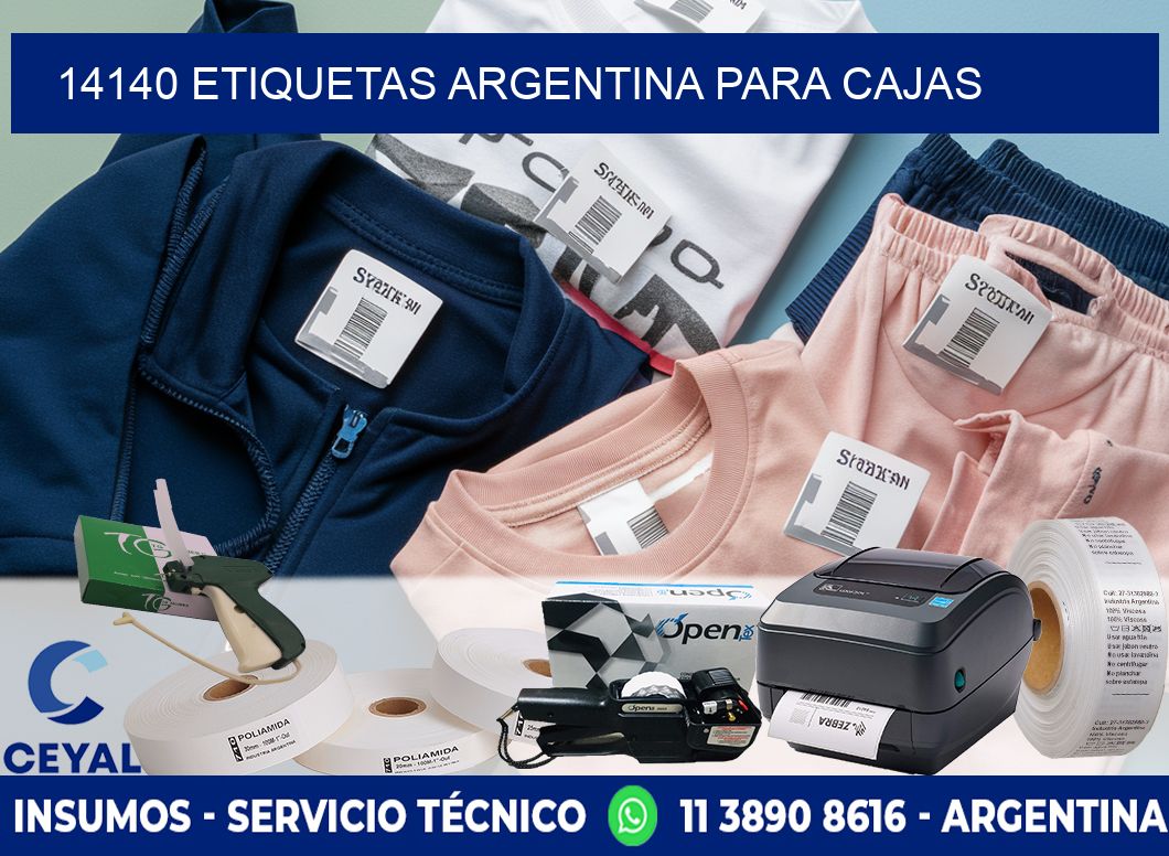 14140 ETIQUETAS ARGENTINA PARA CAJAS