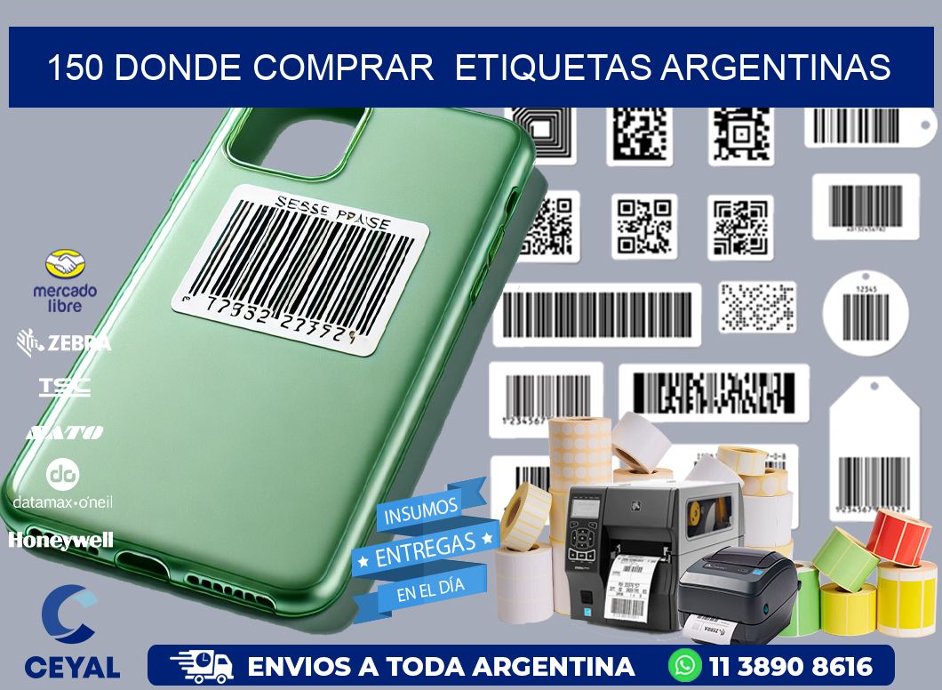 150 DONDE COMPRAR  ETIQUETAS ARGENTINAS