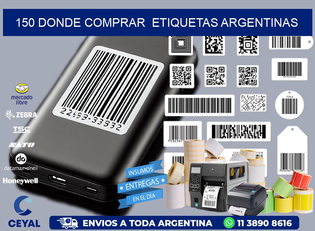 150 DONDE COMPRAR  ETIQUETAS ARGENTINAS