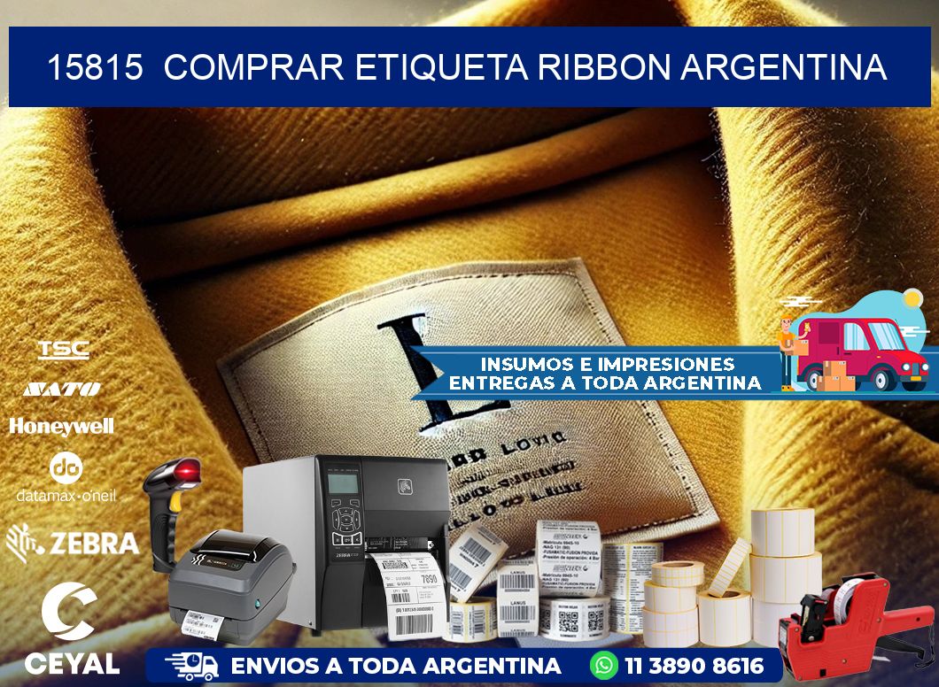 15815  COMPRAR ETIQUETA RIBBON ARGENTINA