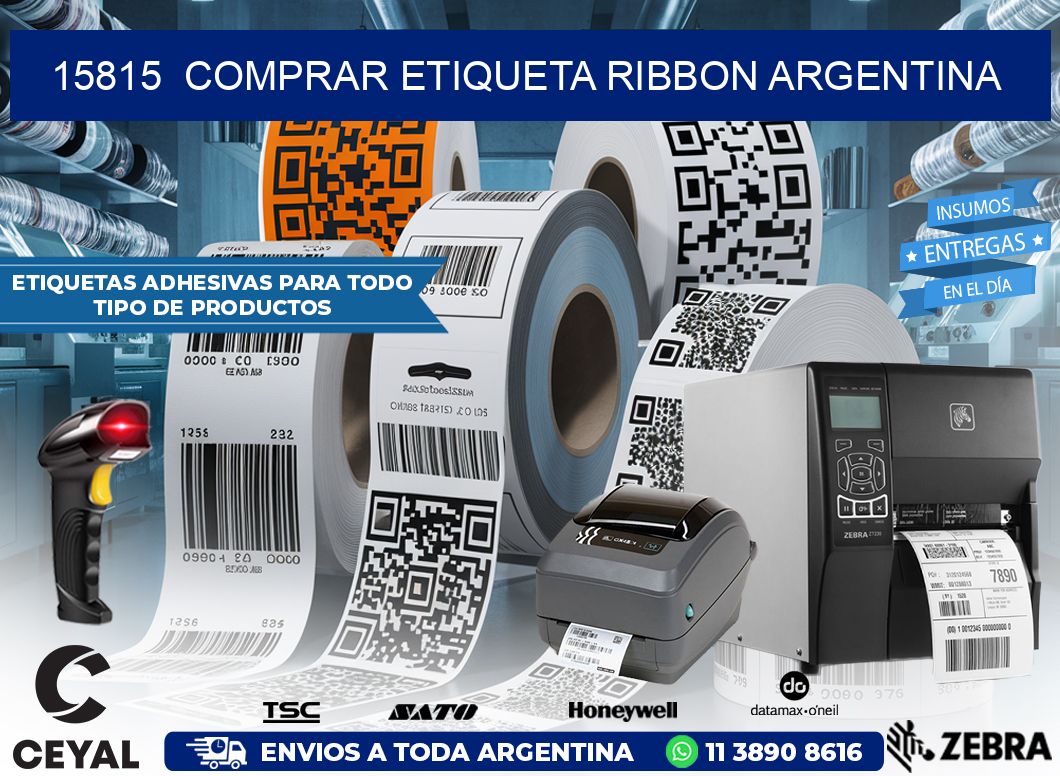 15815  COMPRAR ETIQUETA RIBBON ARGENTINA