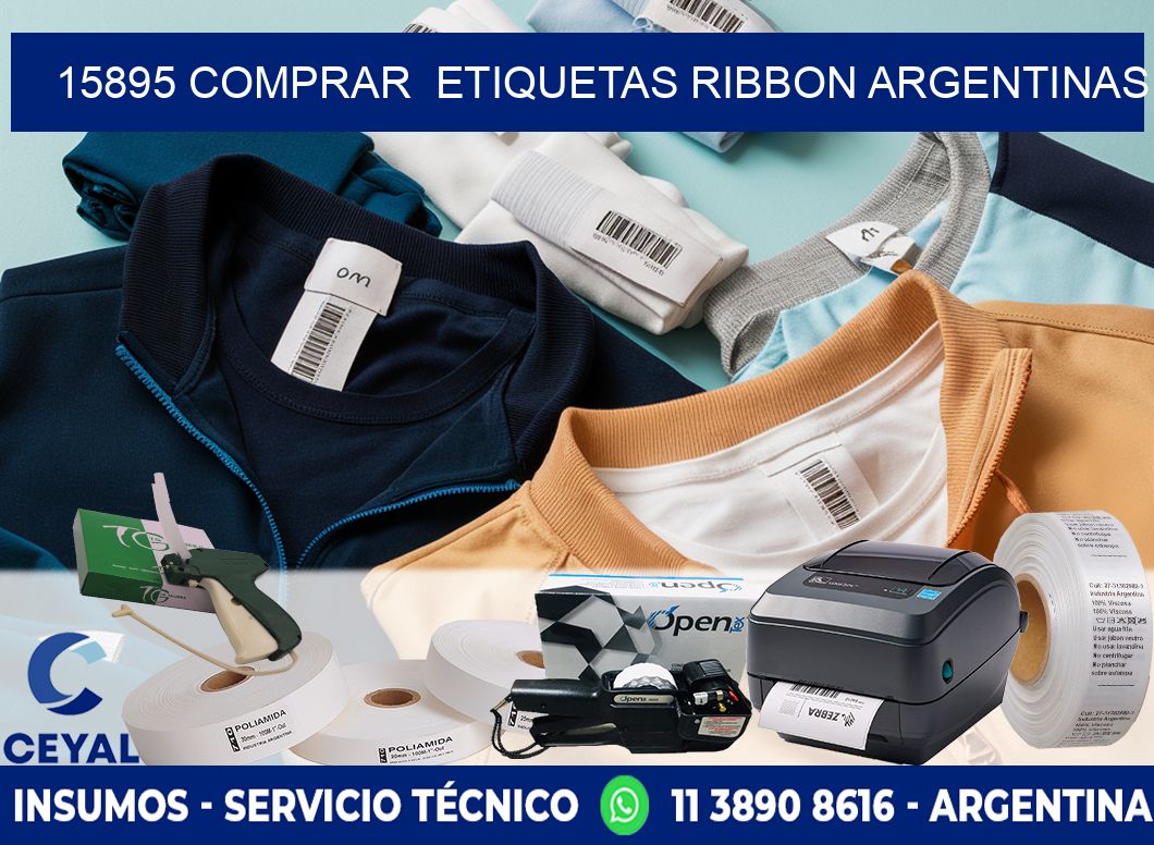 15895 COMPRAR  ETIQUETAS RIBBON ARGENTINAS