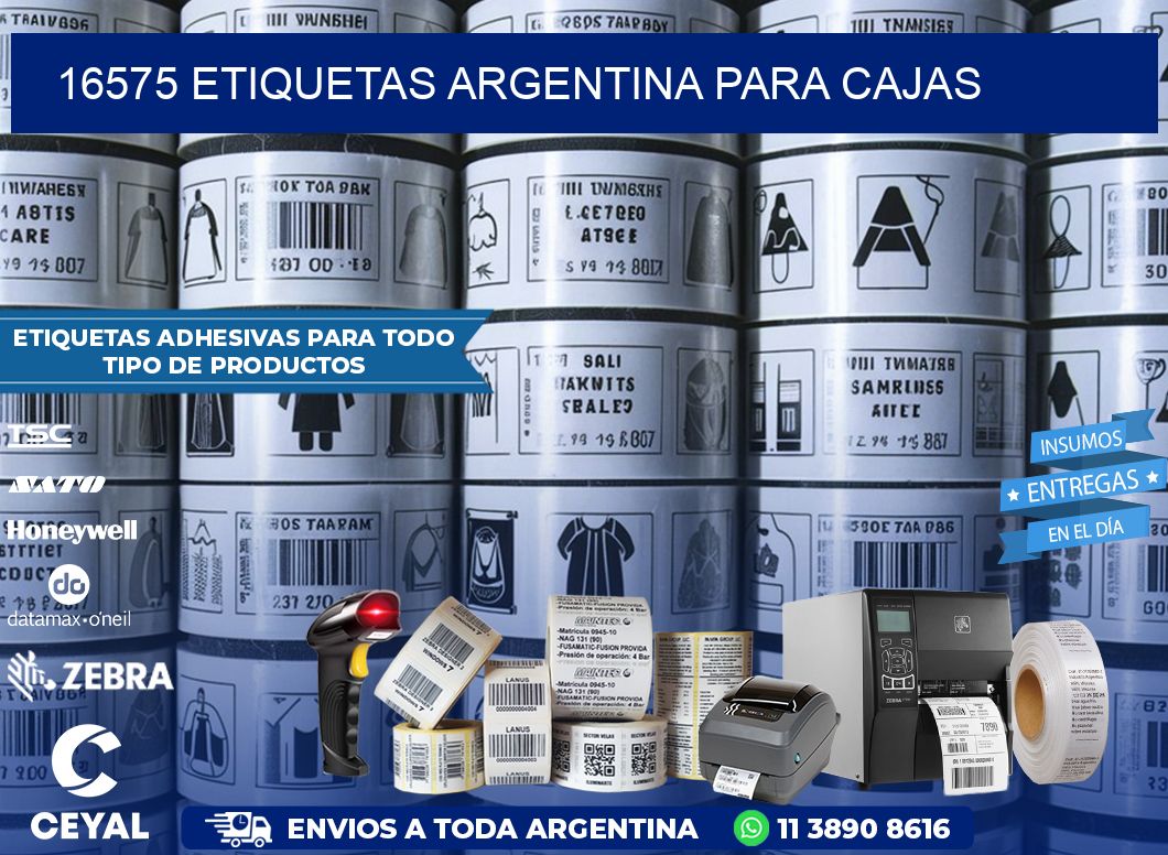 16575 ETIQUETAS ARGENTINA PARA CAJAS