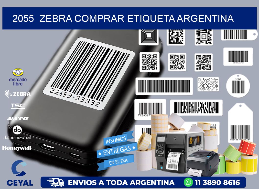 2055  ZEBRA COMPRAR ETIQUETA ARGENTINA