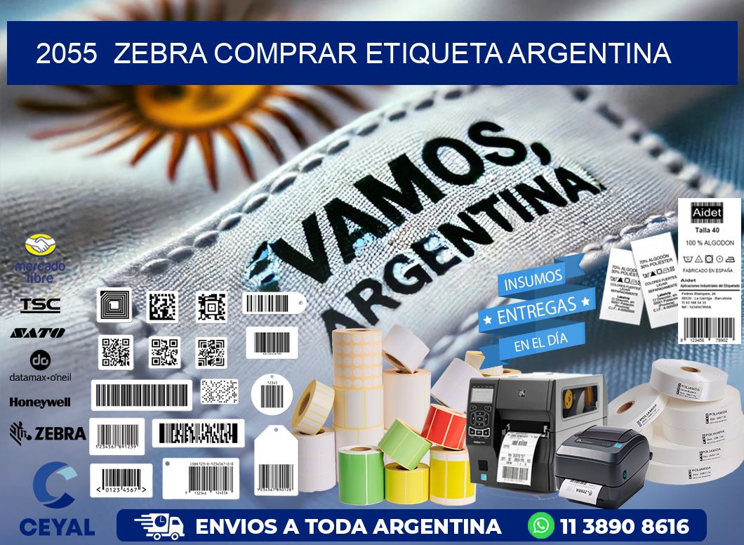 2055  ZEBRA COMPRAR ETIQUETA ARGENTINA