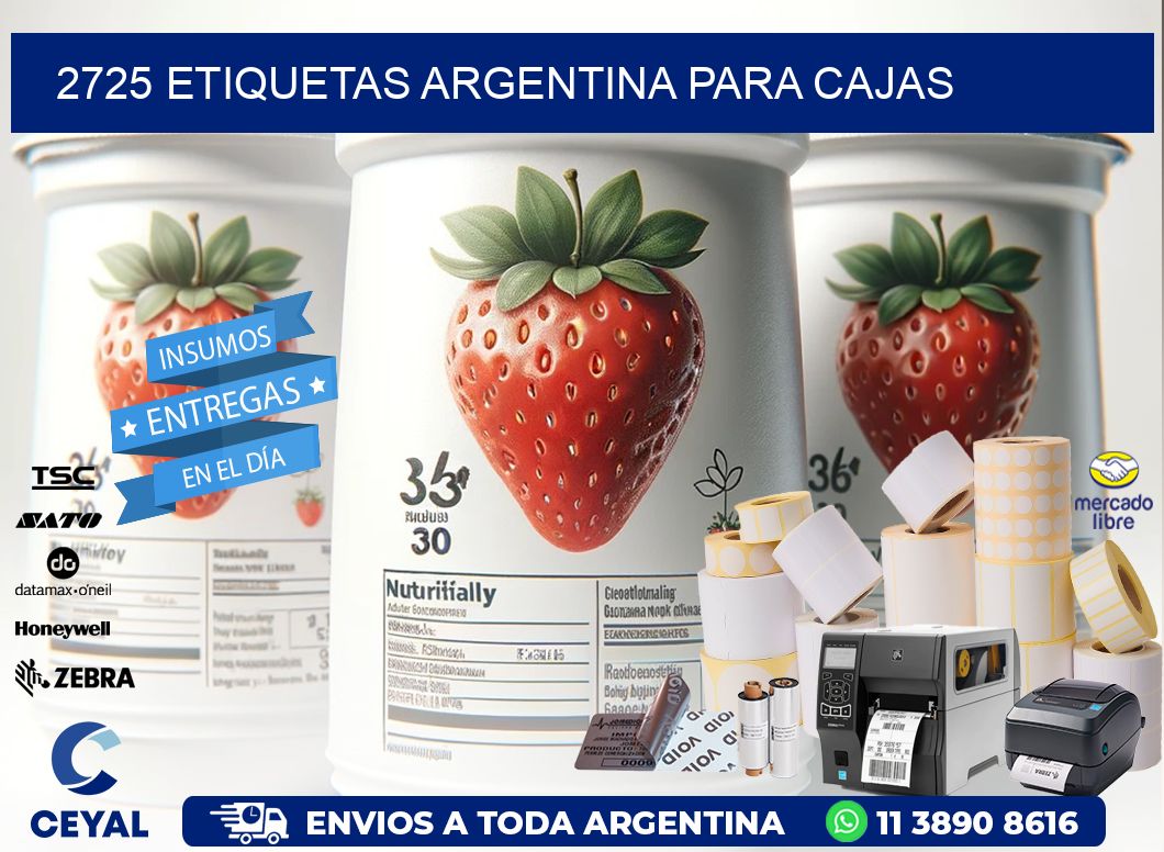 2725 ETIQUETAS ARGENTINA PARA CAJAS