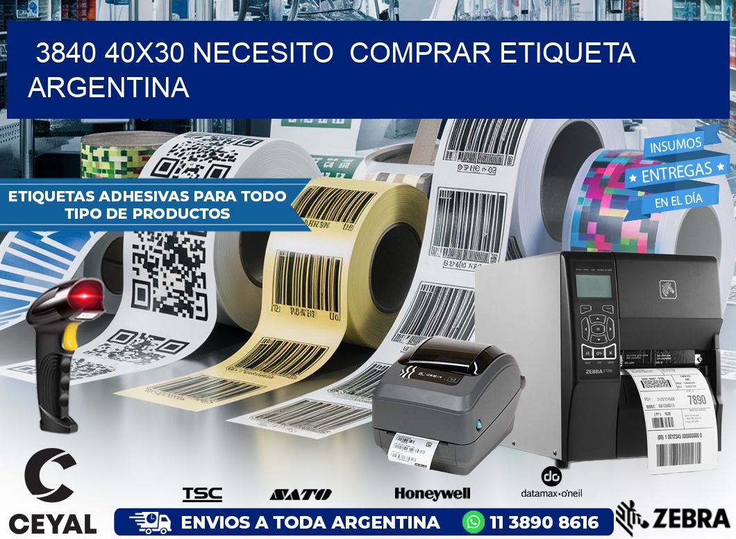 3840 40X30 NECESITO  COMPRAR ETIQUETA ARGENTINA