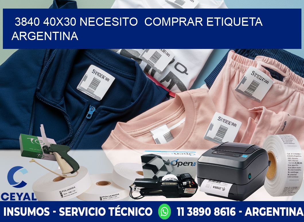 3840 40X30 NECESITO  COMPRAR ETIQUETA ARGENTINA