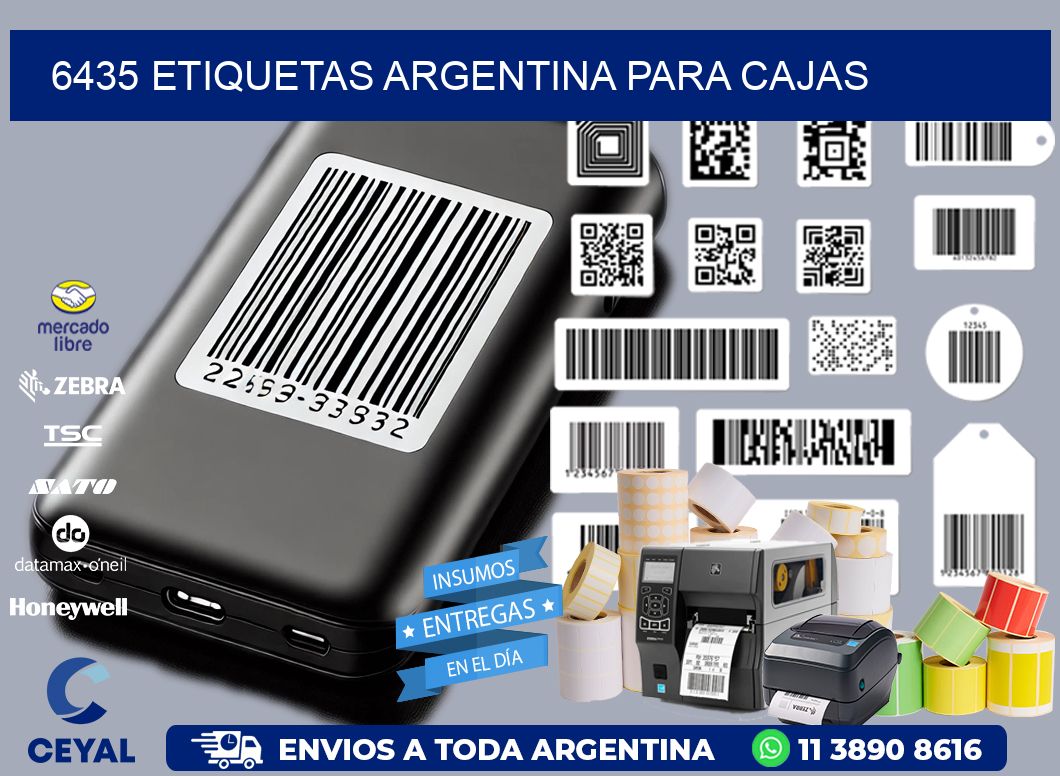 6435 ETIQUETAS ARGENTINA PARA CAJAS