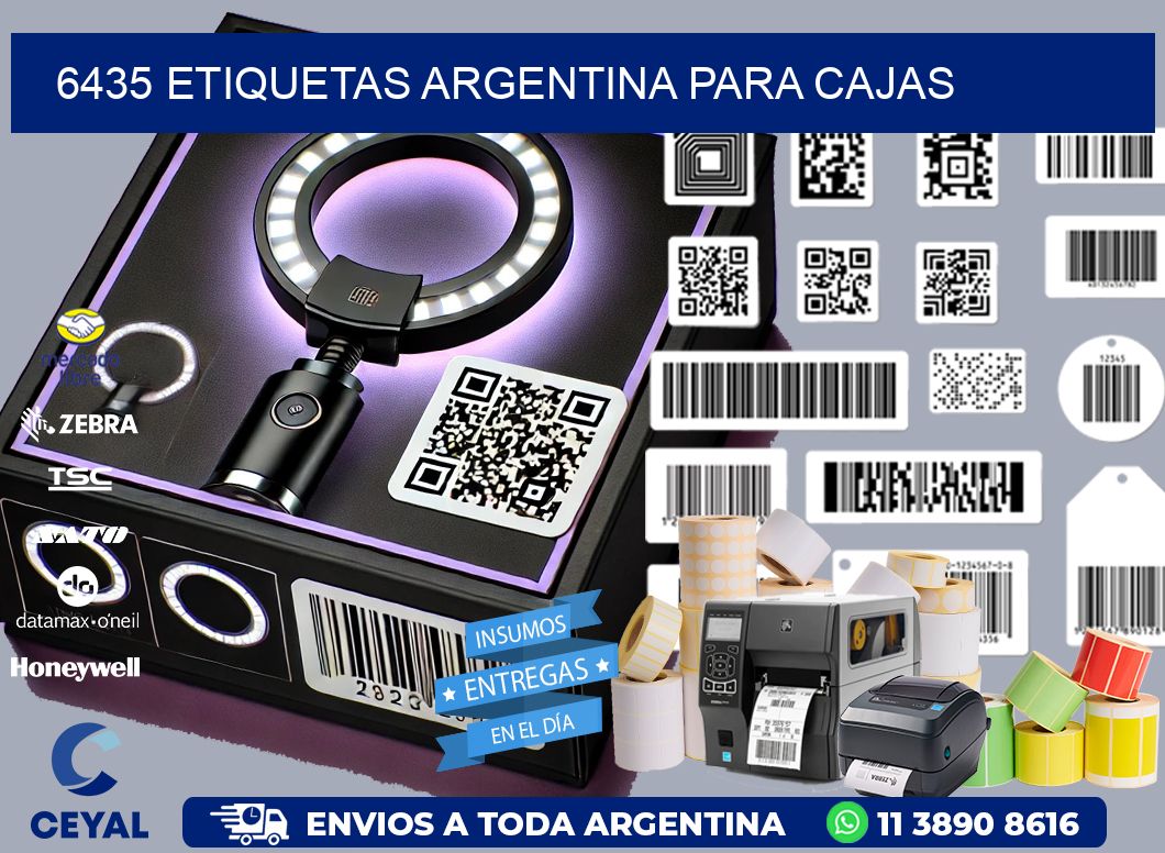 6435 ETIQUETAS ARGENTINA PARA CAJAS