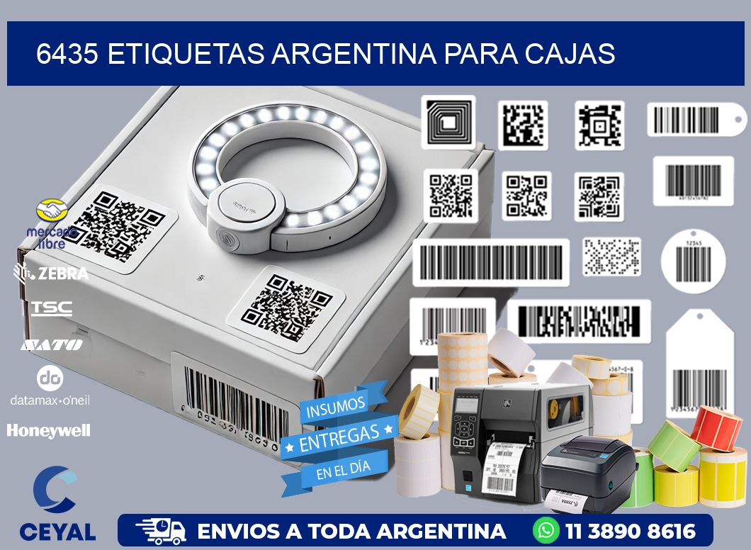 6435 ETIQUETAS ARGENTINA PARA CAJAS