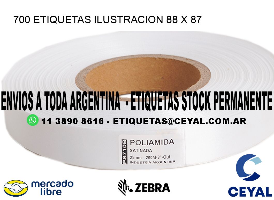 700 ETIQUETAS ILUSTRACION 88 x 87