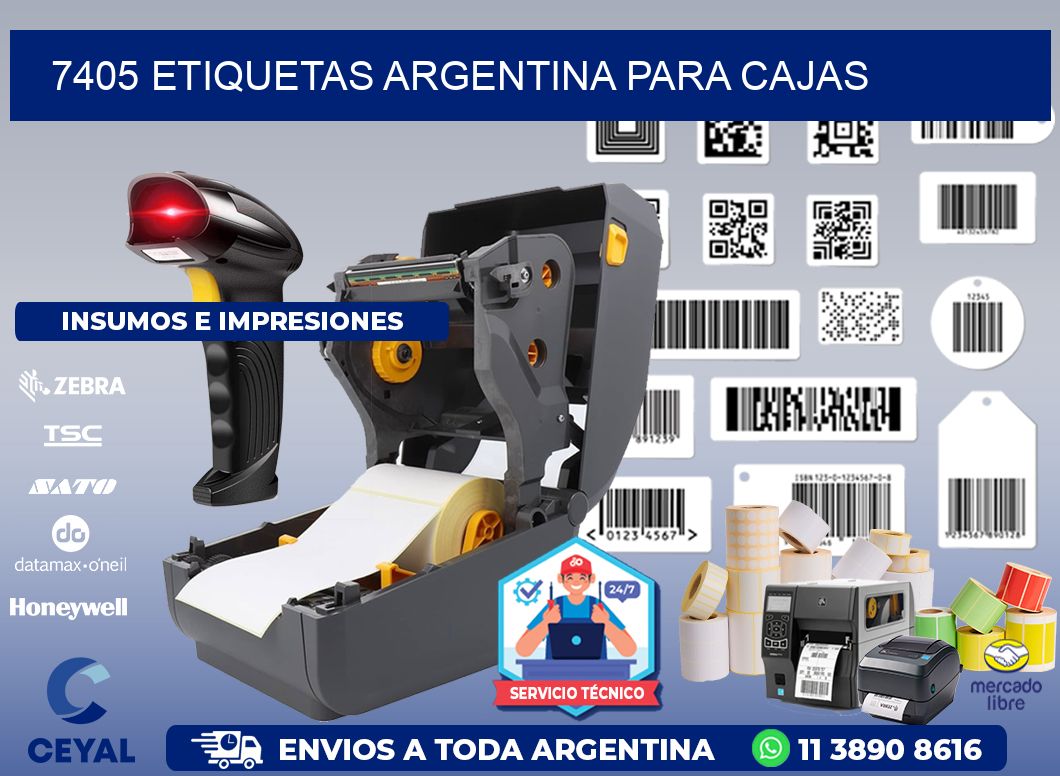 7405 ETIQUETAS ARGENTINA PARA CAJAS