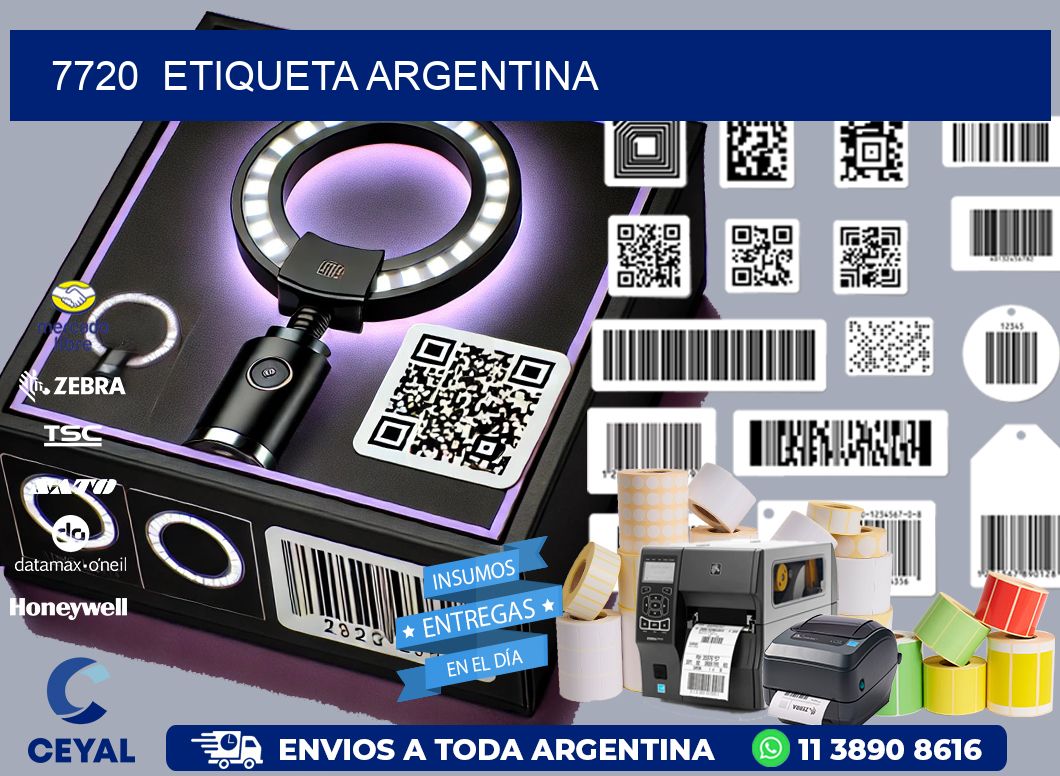 7720  ETIQUETA ARGENTINA