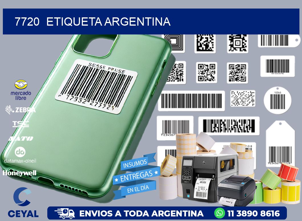 7720  ETIQUETA ARGENTINA