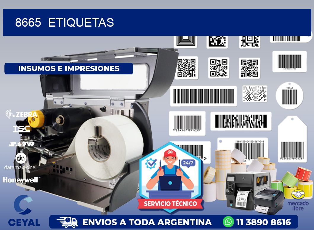 8665  ETIQUETAS