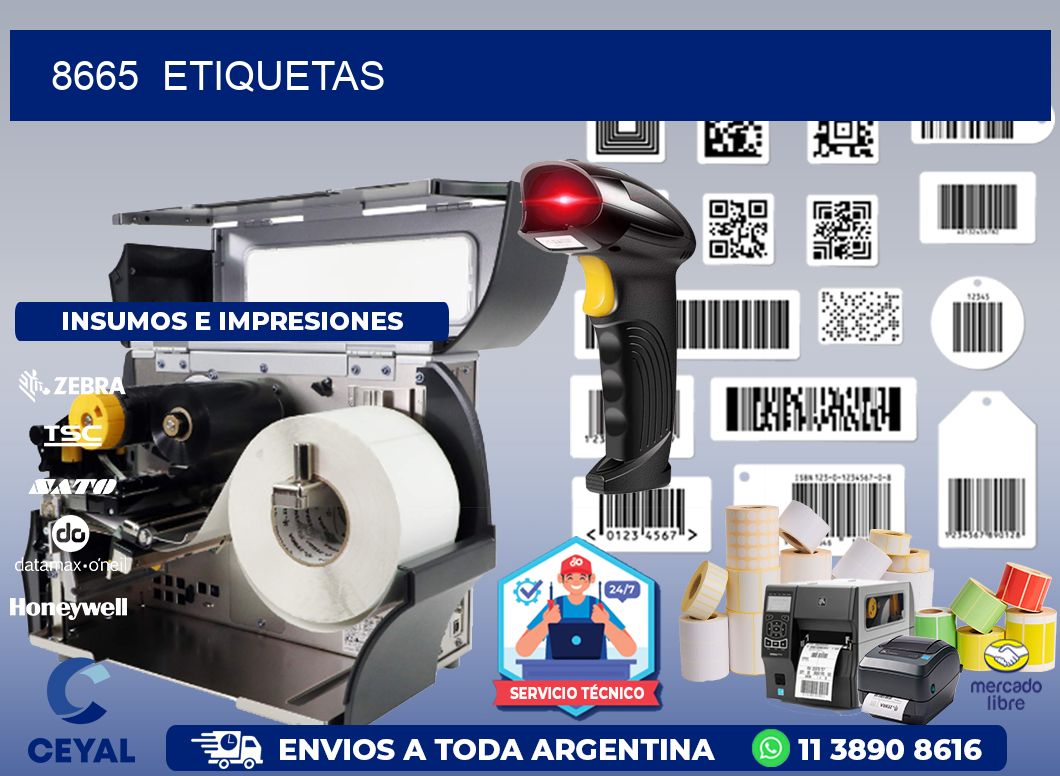 8665  ETIQUETAS