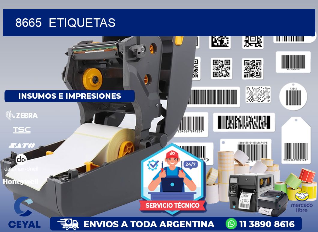 8665  ETIQUETAS