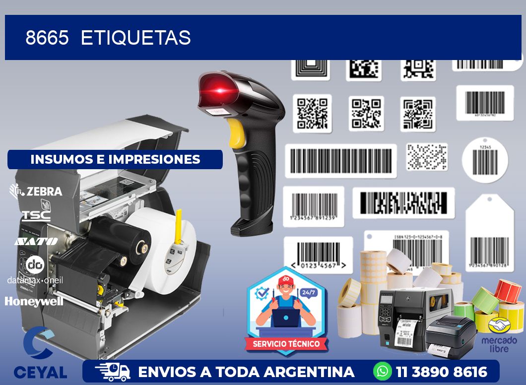 8665  ETIQUETAS