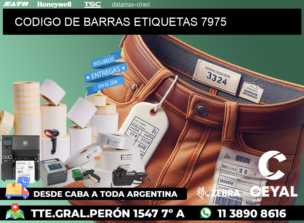 CODIGO DE BARRAS ETIQUETAS 7975