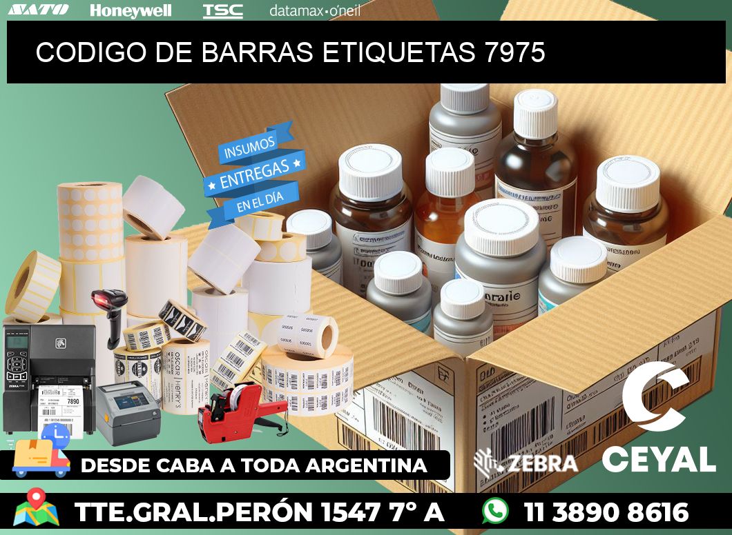 CODIGO DE BARRAS ETIQUETAS 7975