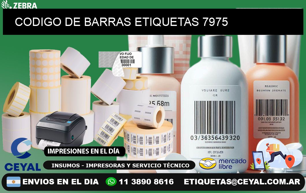 CODIGO DE BARRAS ETIQUETAS 7975